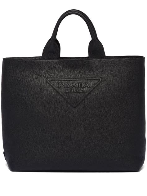 prada handbag logos|Prada embossed logo tote.